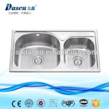 DS7843L lowes undermount stainless steel countertops kitchen laundry sink cabinet